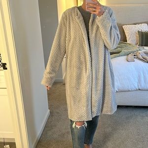 Faux fur jacket